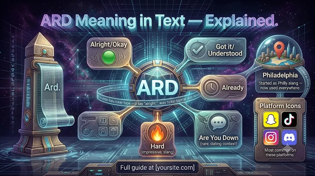 ARD meaning in text
