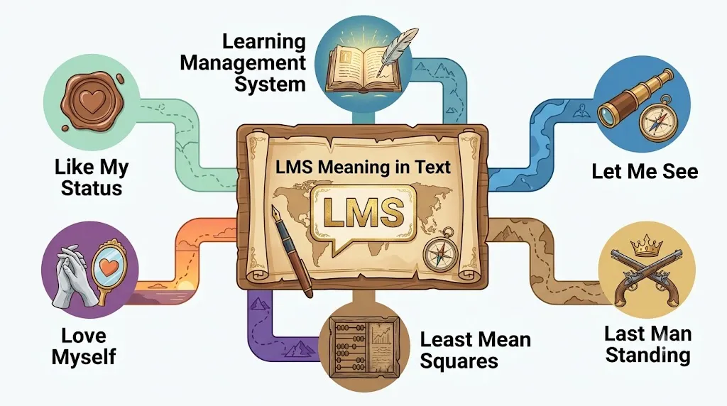 LMS meaning in text