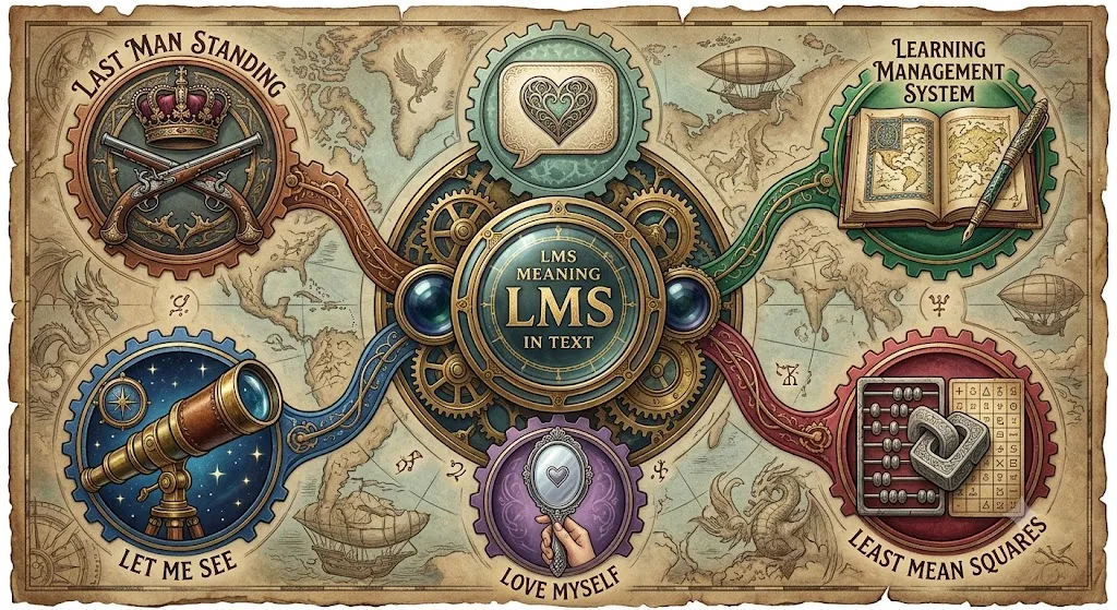 LMS meaning in text