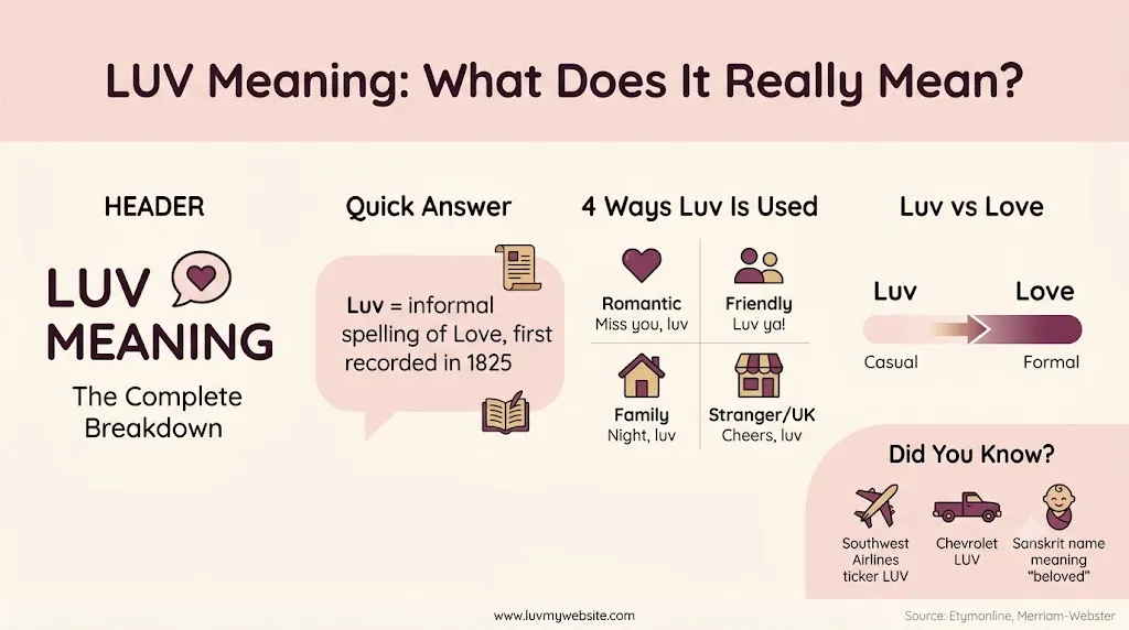 LUV meaning