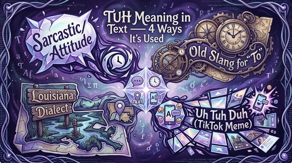 TUH Meaning in Text