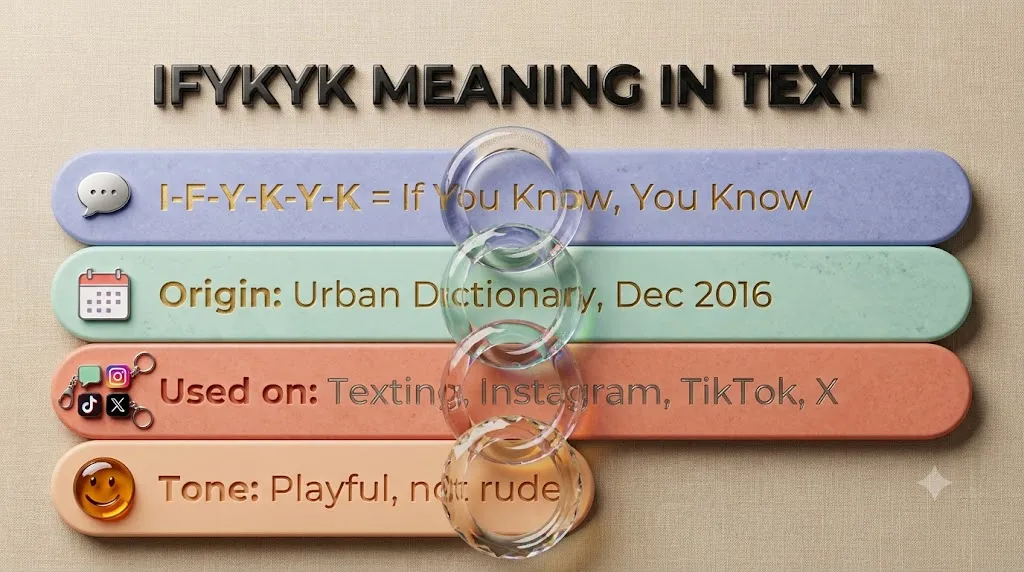 IFYKYK Meaning in Text