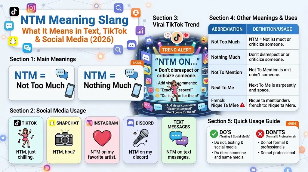 NTM meaning slang