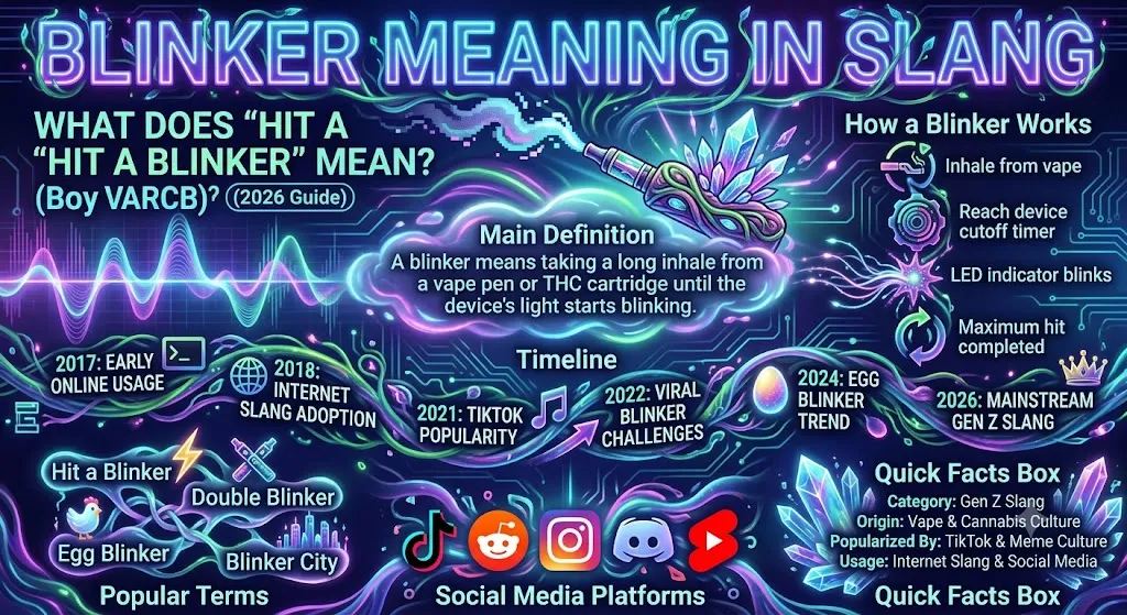 Blinker Meaning in Slang