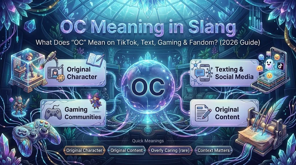 OC meaning in slang