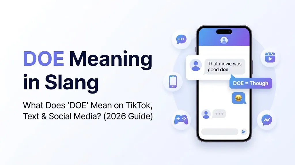 DOE meaning in slang