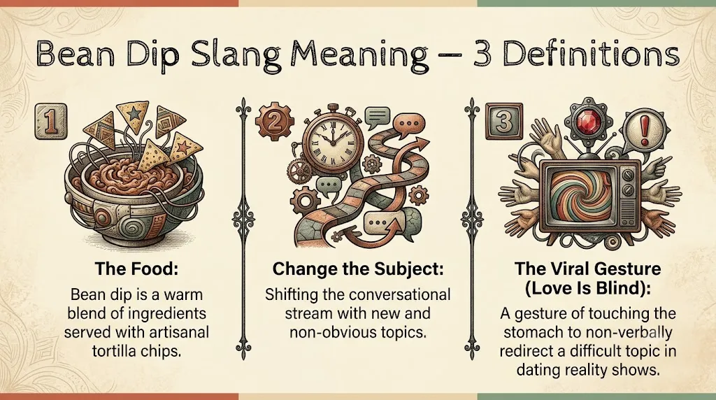 bean dip" slang: the food