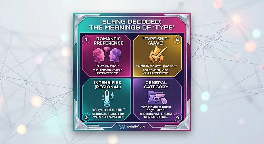 "Type" Mean in Slang