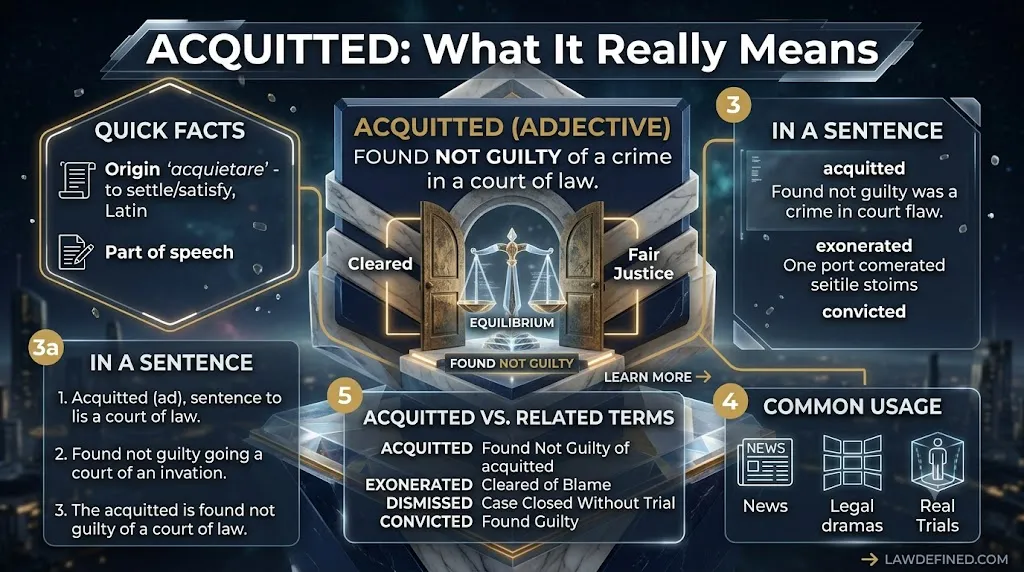  Acquitted Meaning