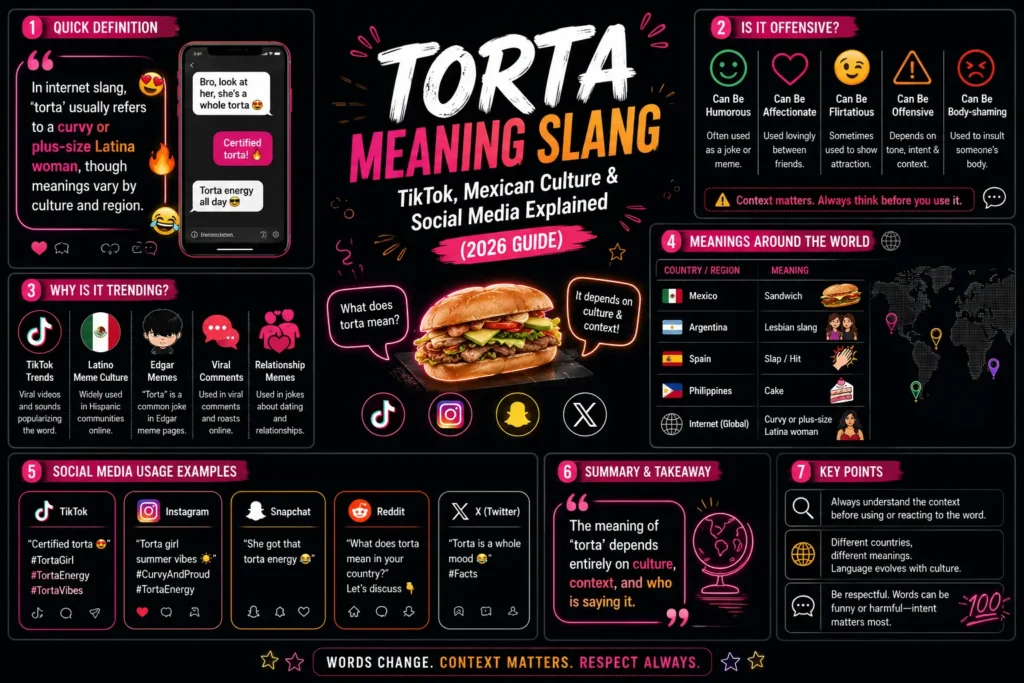 Torta meaning slang