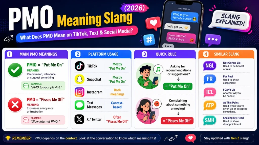 PMO meaning slang