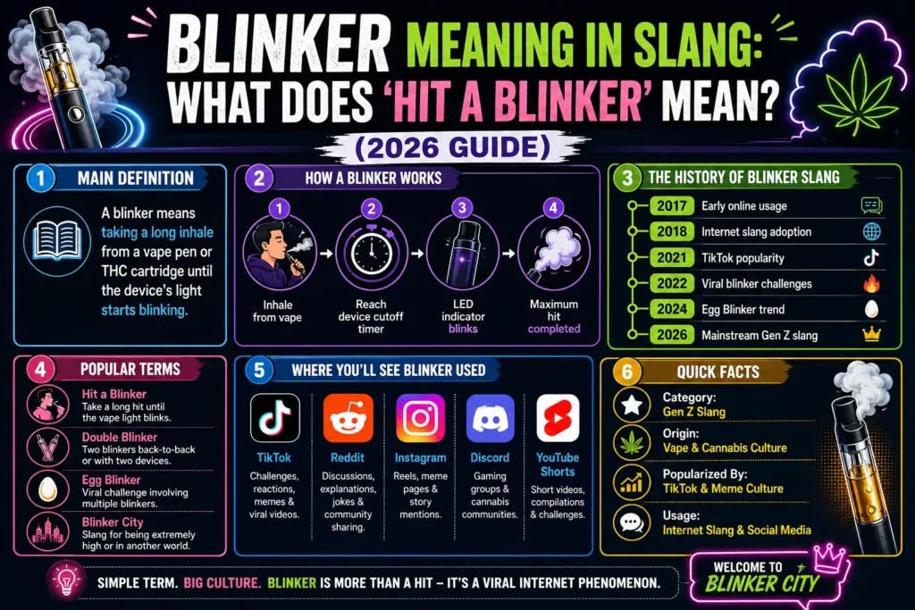 Blinker Meaning in Slang