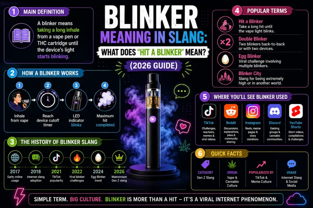 Blinker Meaning in Slang