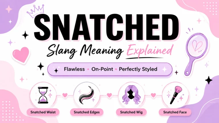 Snatched Meaning in Slang