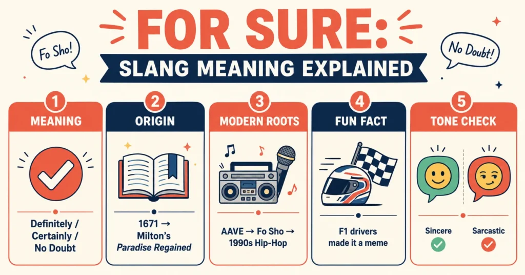 "For Sure" Slang Meaning
