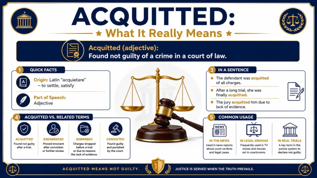  Acquitted Meaning