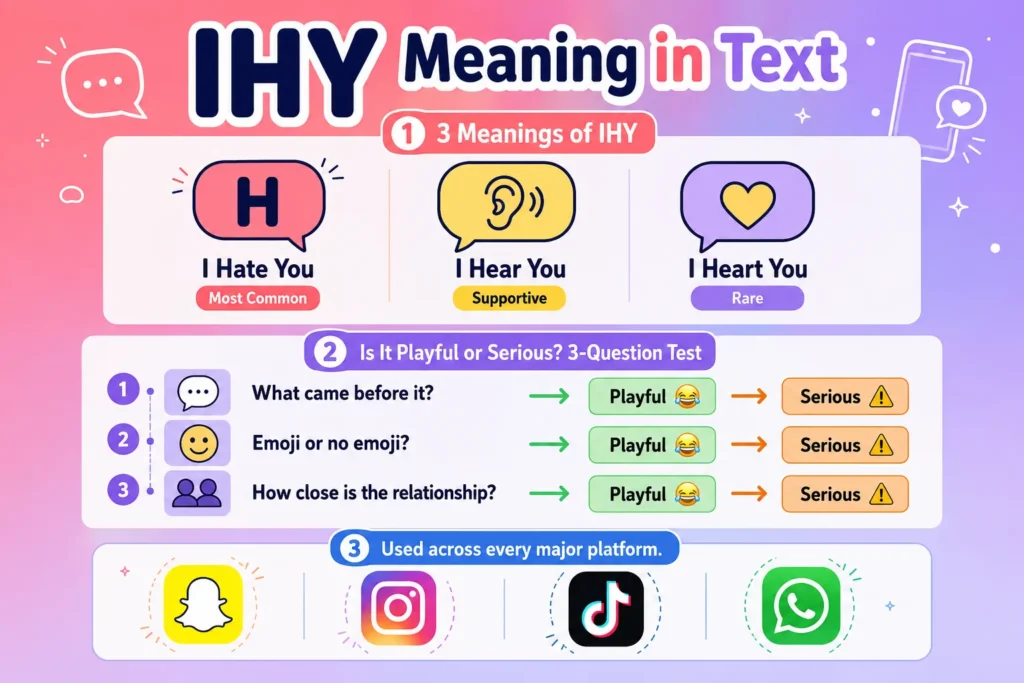 IHY meaning in text