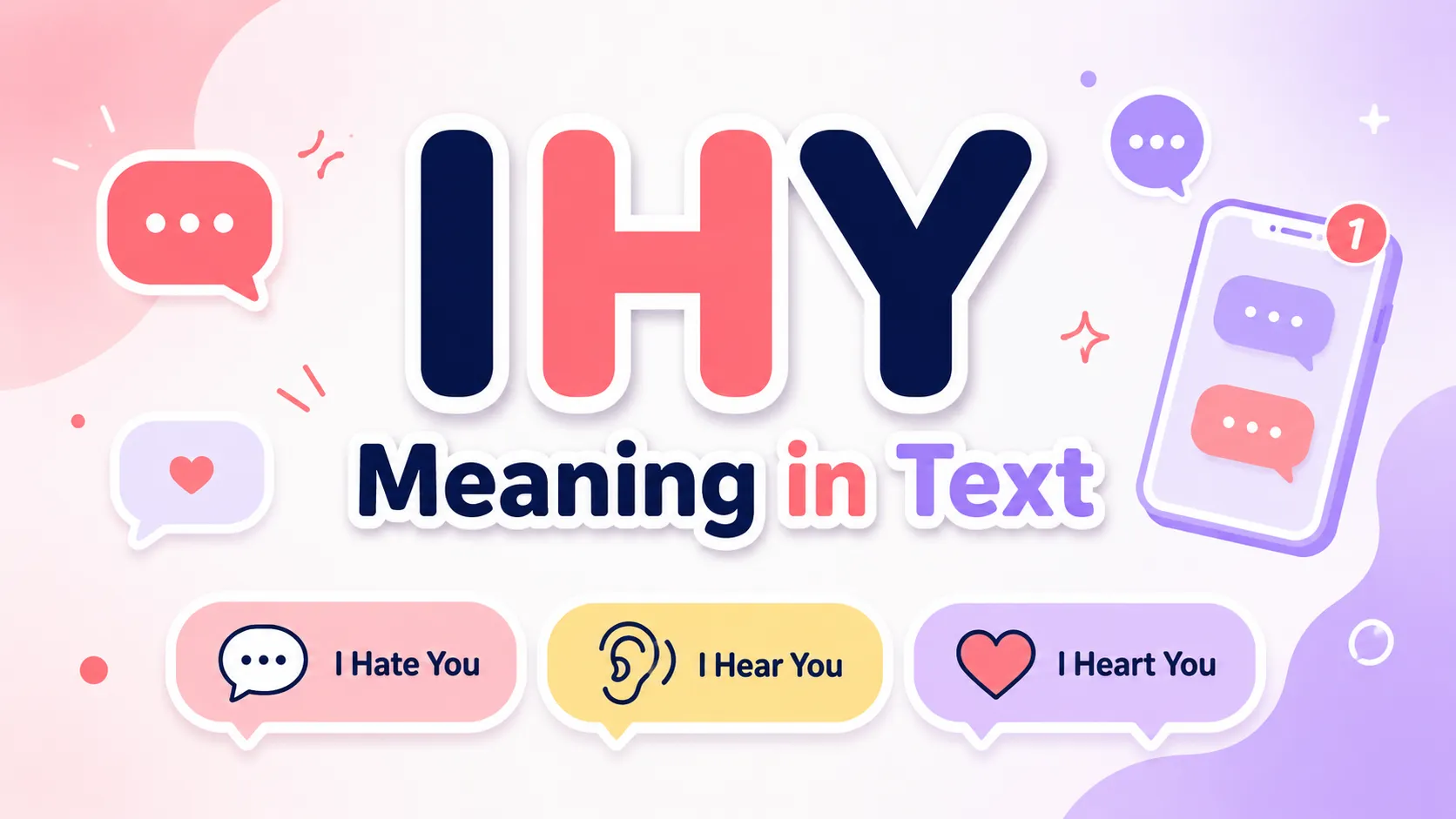 IHY meaning in text