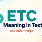 ETC meaning in text