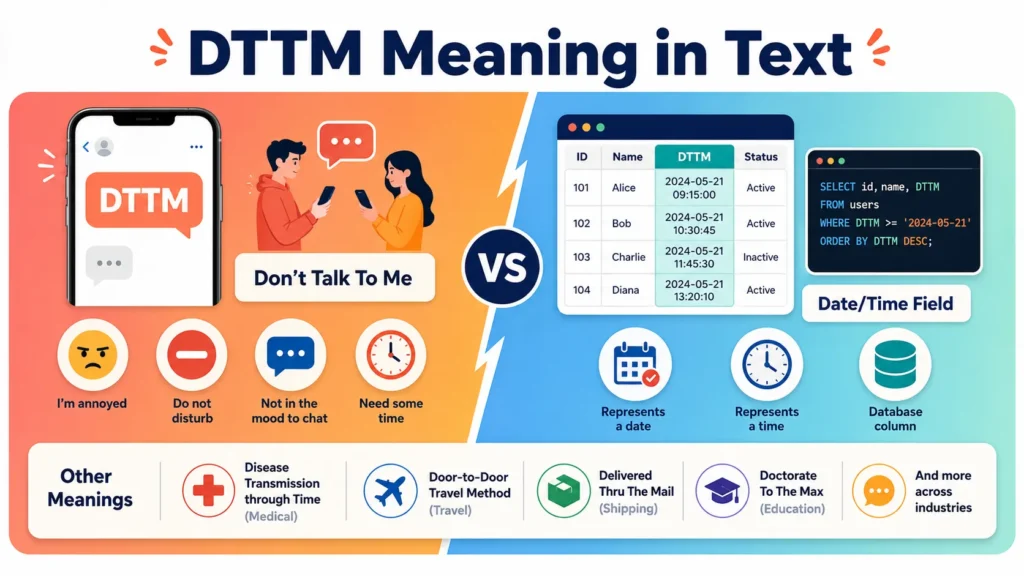  DTTM Meaning in Text
