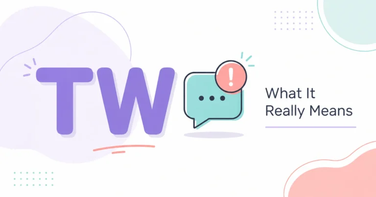TW Meaning in Text