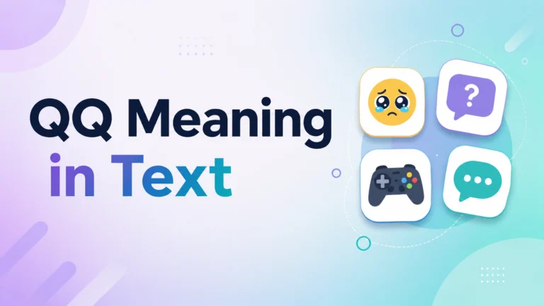 QQ Meaning in Text