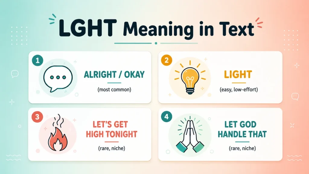  LGHT Meaning in Text