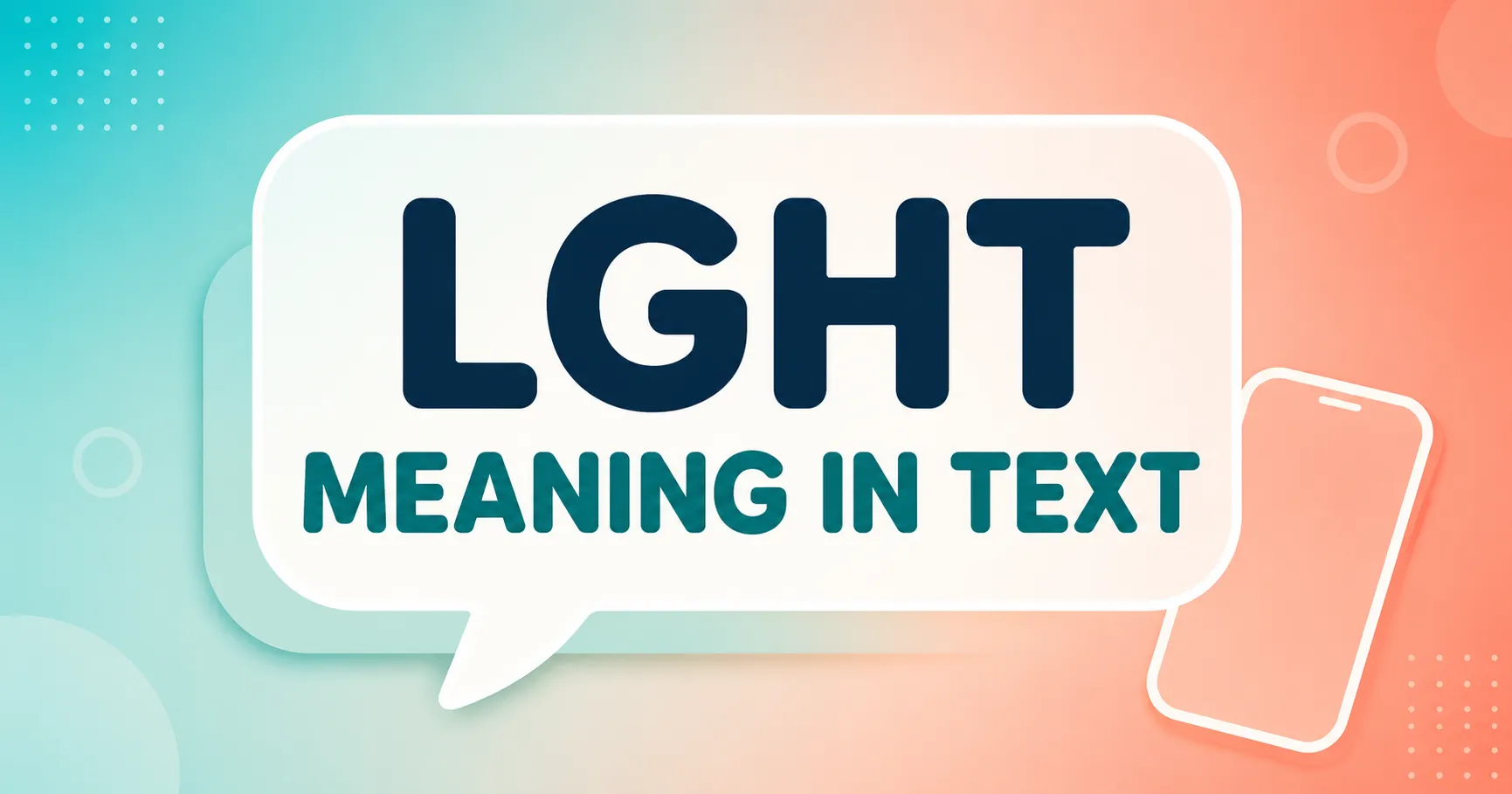 LGHT Meaning in Text