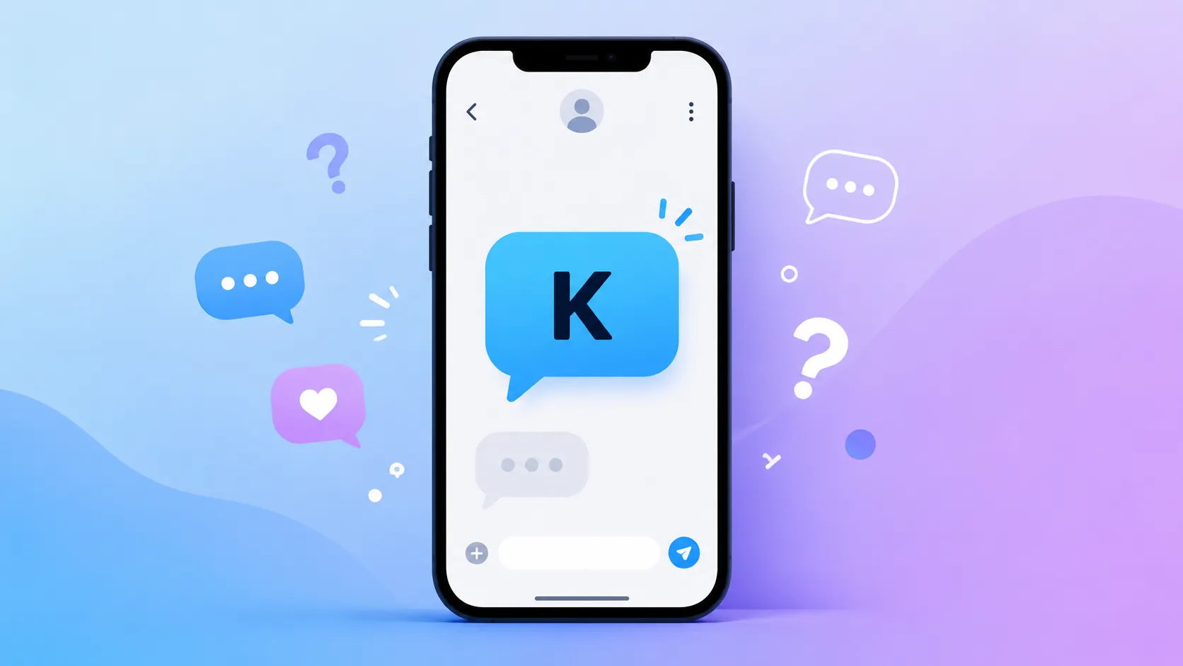 K meaning in text