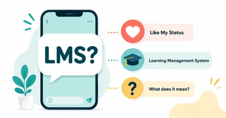 LMS meaning in text