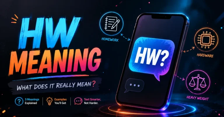 HW Meaning