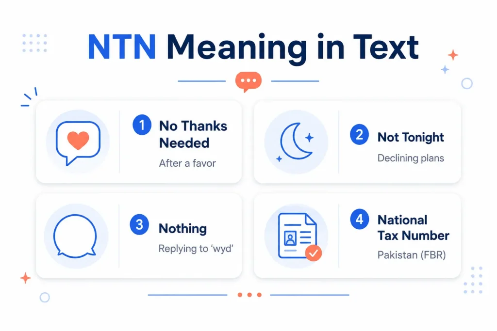 NTN Meaning in Text
