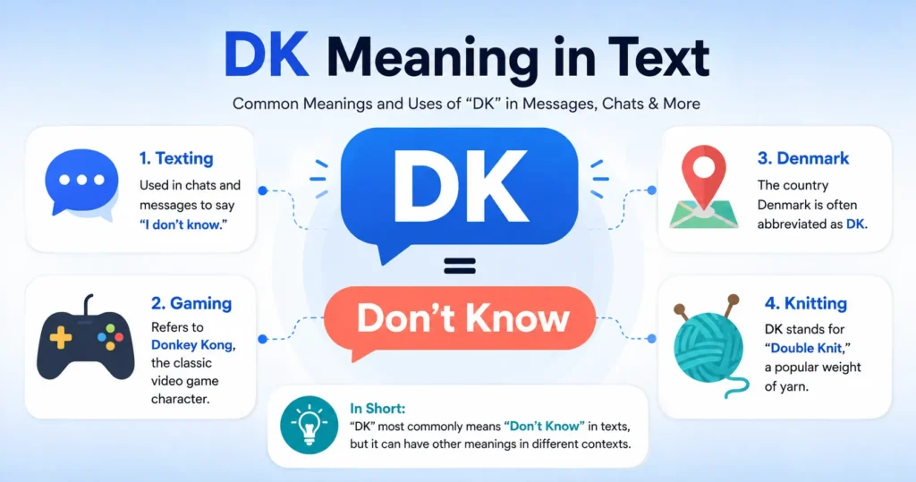 DK Meaning in Text