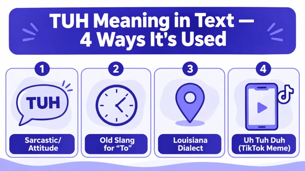 TUH Meaning in Text