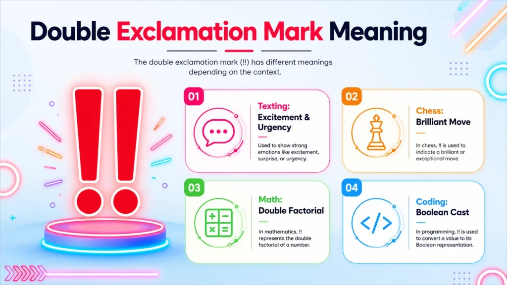 Double Exclamation Mark Meaning