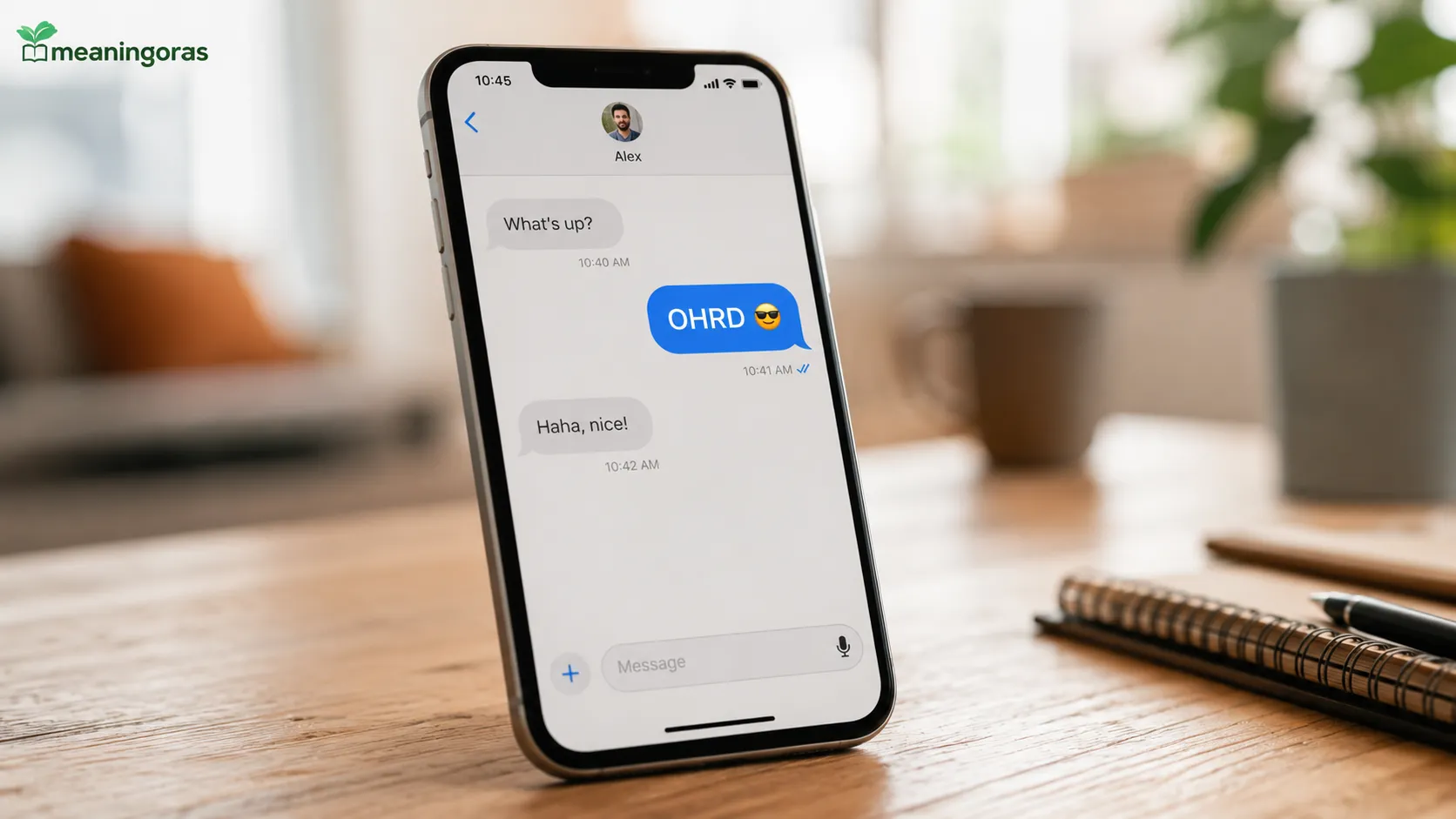 OHRD Meaning in Text