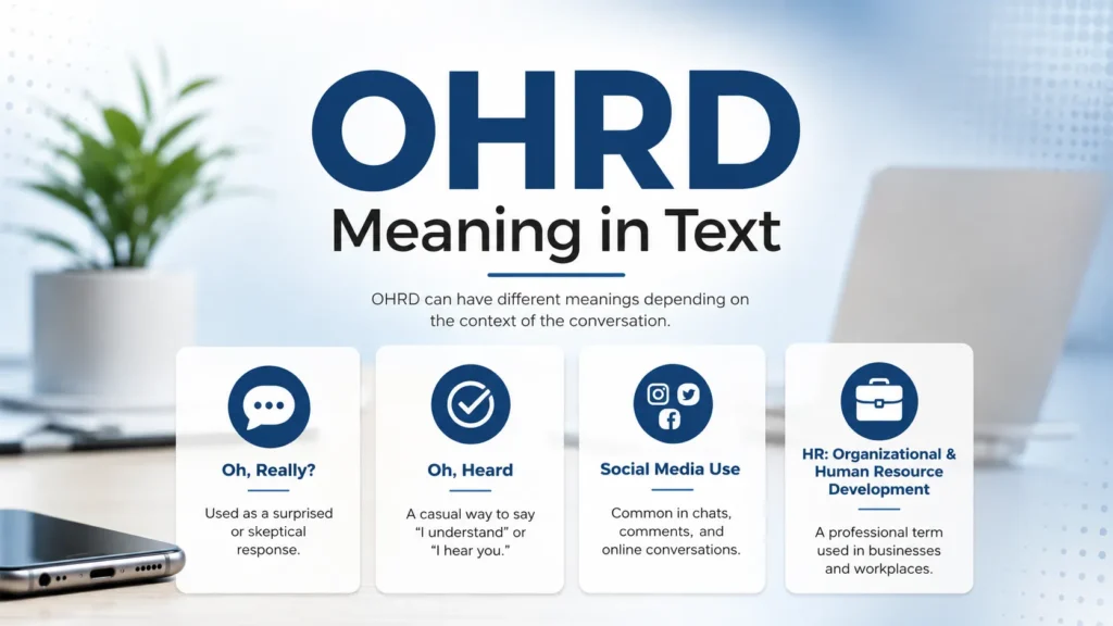 OHRD Meaning in Text