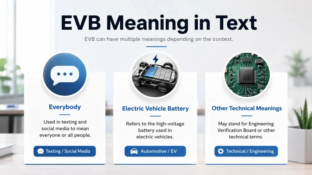 EVB Meaning in Text