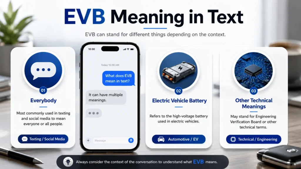 EVB Meaning in Text