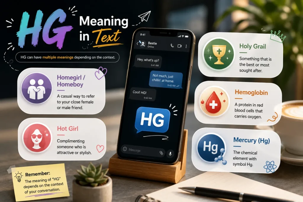  HG meaning in text