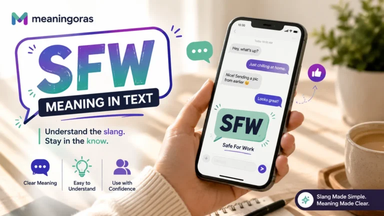 SFW Meaning in Text