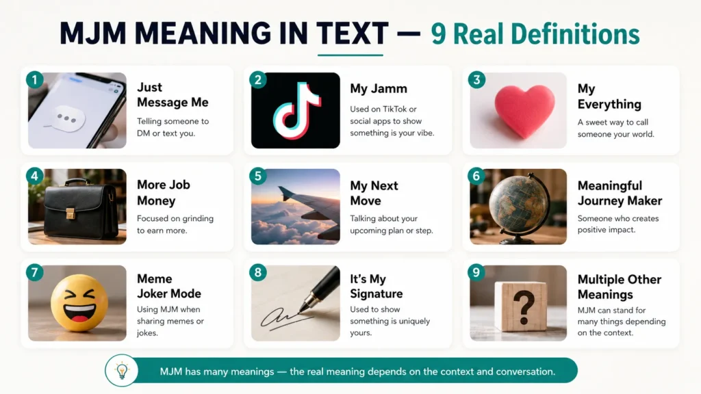 MJM Meaning in Text