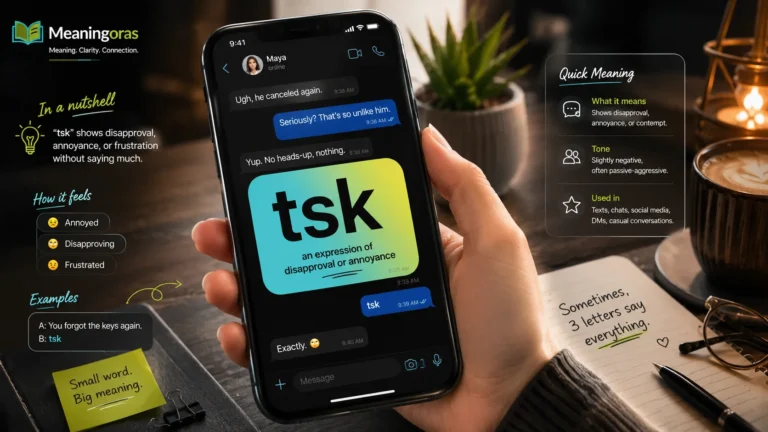 TSK Meaning in Text