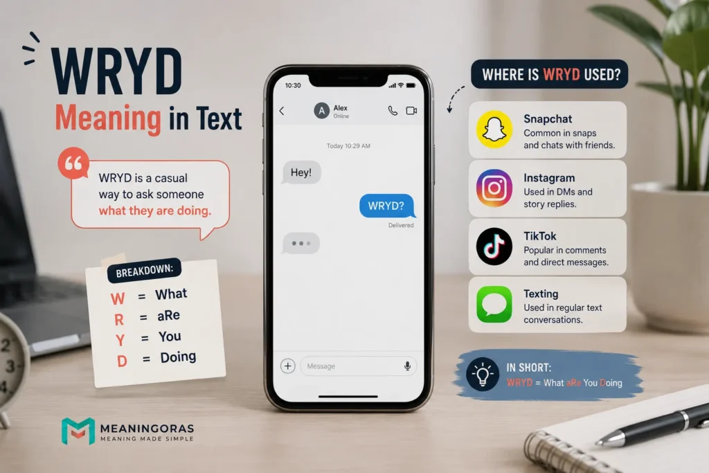 WRYD Meaning in Text