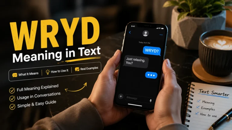 WRYD Meaning in Text