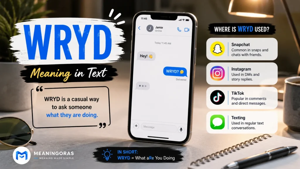 WRYD Meaning in Text