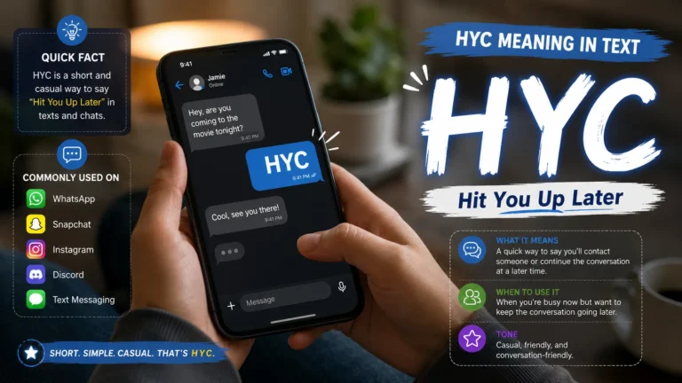 HYC Meaning in Text