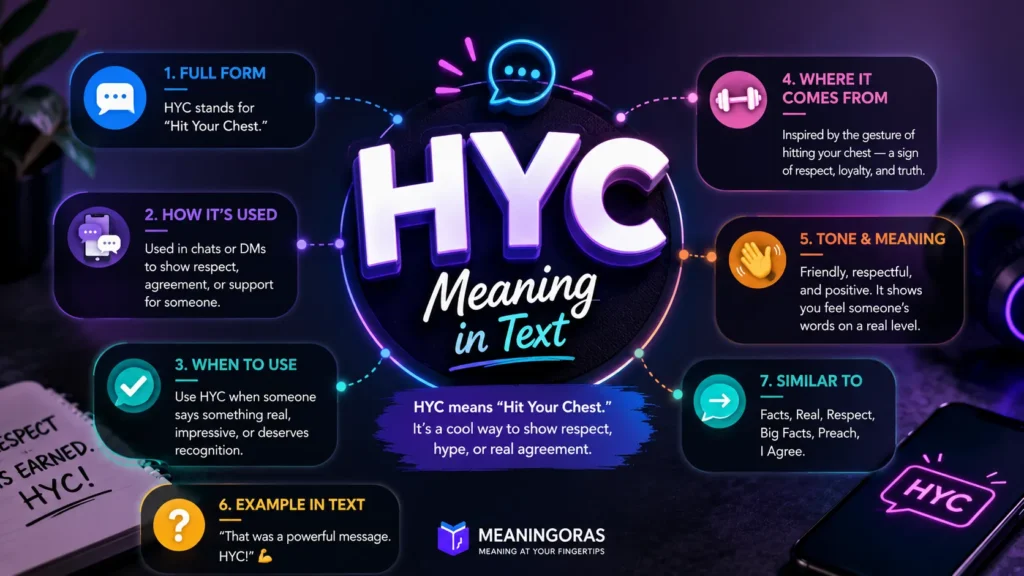 HYC Meaning in Text