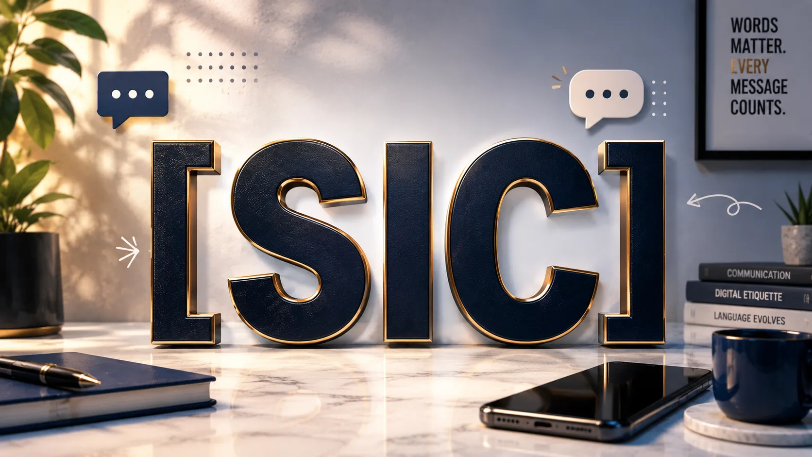 SIC Meaning in Text