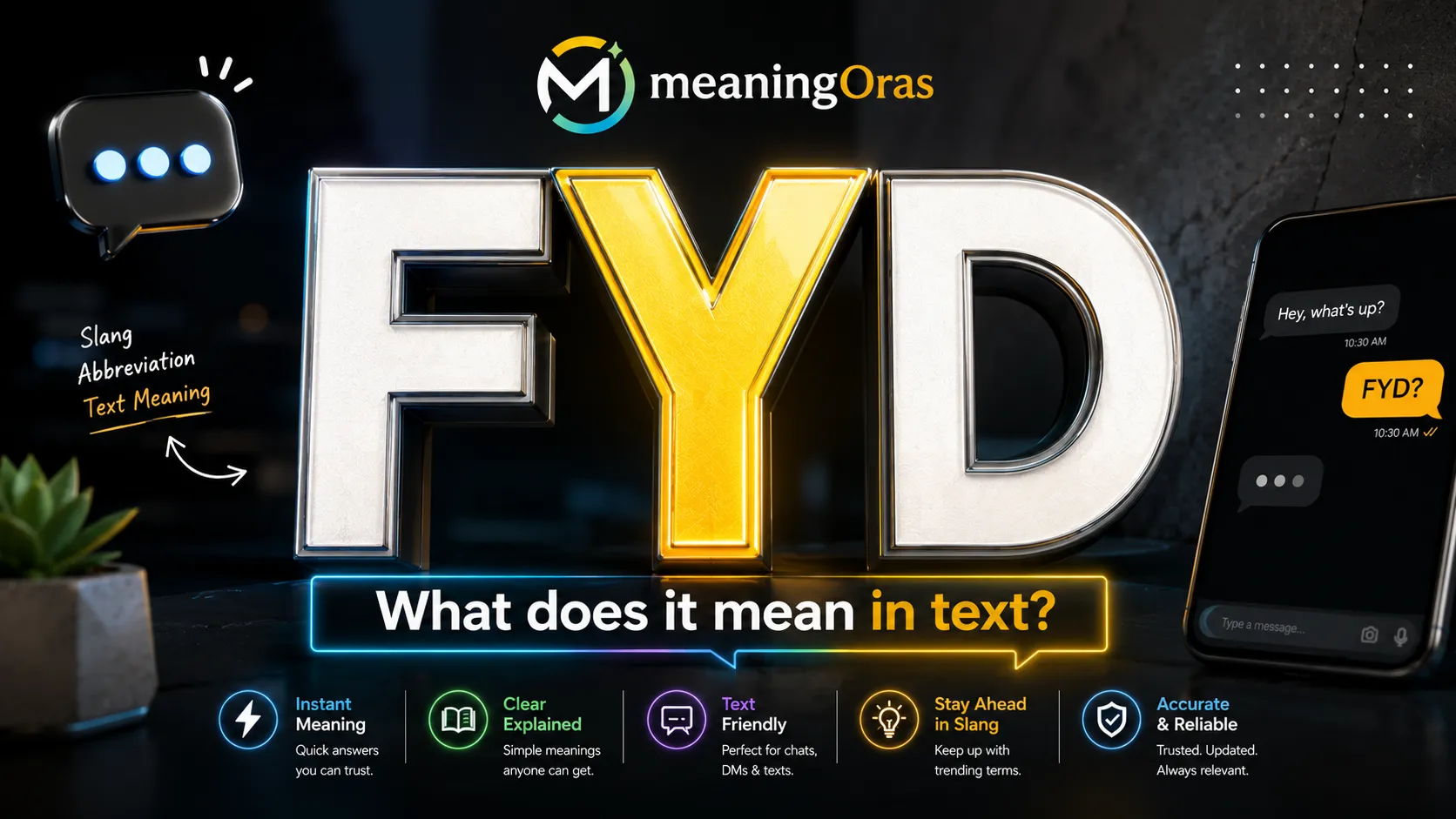 FYD meaning in text